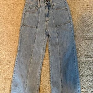Stylish High Rise Light Blue Jeans